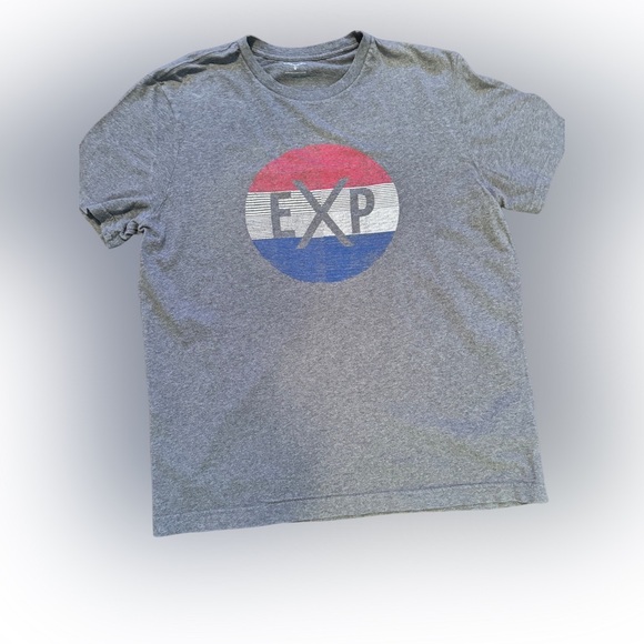 Express Men’s Logo Graphic T-Shirt - Gray, Size L - Picture 1 of 3